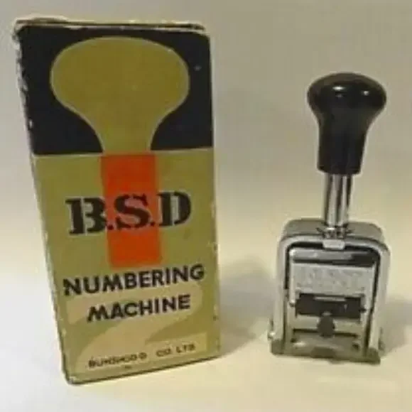 Vintage Numbering‎ Machine Model 5