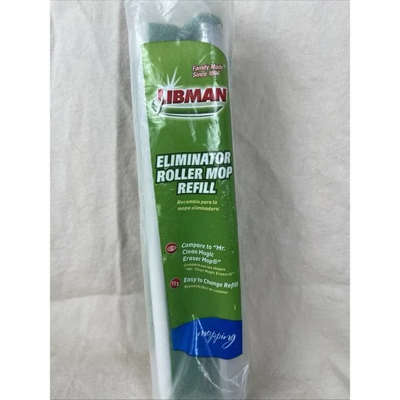 NIP LIBMAN Eliminator Roller Mop Refill  #02029  Eraser‎ Eliminator Mop Refill