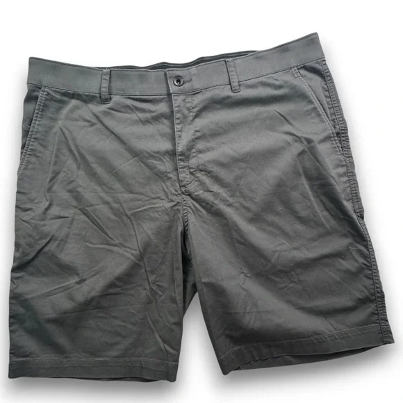 Nike Dri-FIT Chino Golf Shorts Mens 40 Charcoal Grey DA4139-070 Stretch Cotton
