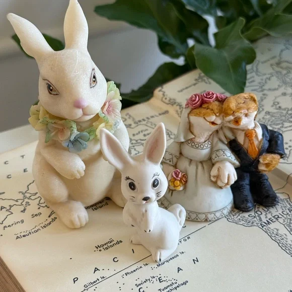 Charming Bunny Home Decor Easter Decoration