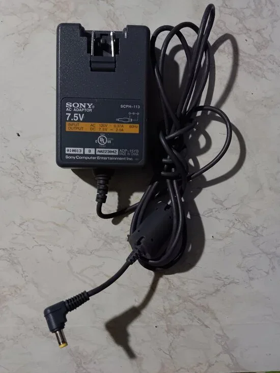 PS One AC Adapter White Playstation 1 OEM Power Cable SCPH-113