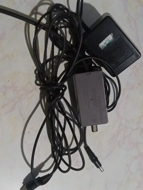 NES BUNDLE OEM AC Adapter + RF Cable TV Cord Original Nintendo Brand