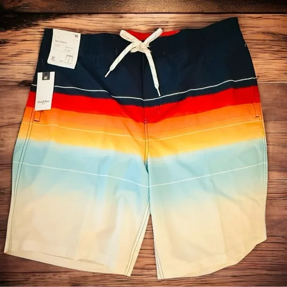 Goodfellow & Co Striped board Shorts –‎ Size 40 NWT