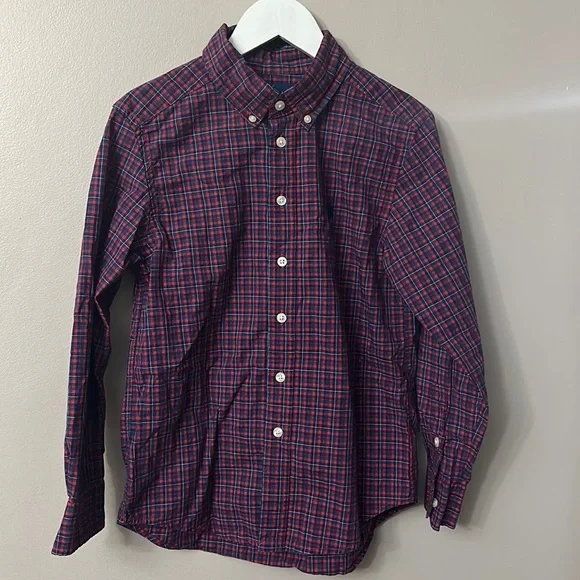 Ralph Lauren Long Sleeve Plaid Button Down Size Small 8