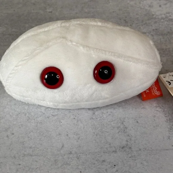 GIANT MICROBES-ANTHRAX-Stuffed Plush Bacteria Bio Hazard Weapon Micro Biology