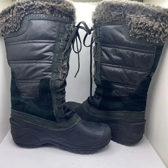 North Face Insulated Waterproof Winter Boots Size 6.5