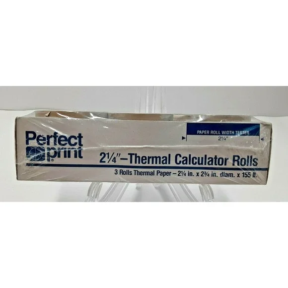 Perfect Print Thermal Calculator Paper Rolls 2 1/4
