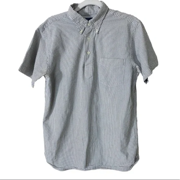 Ralph Lauren seersucker front pocket shirt m