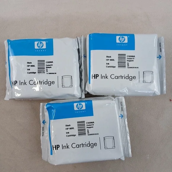 3‎ HP 88XL C9396A New And Sealed