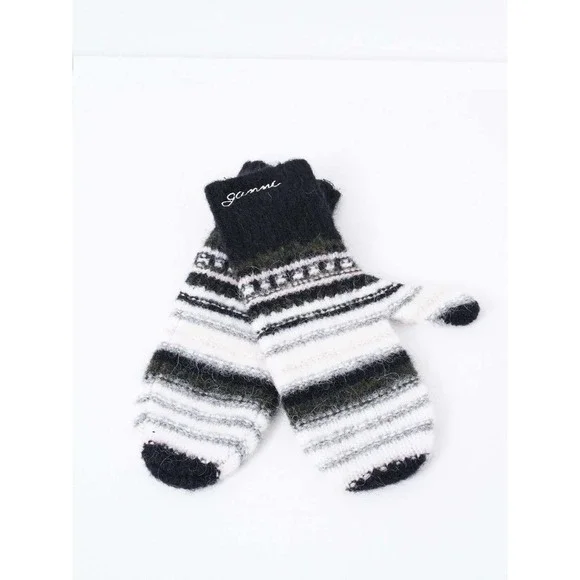 Ganni Responsible Wool Blend Glove/Mittens‎ A6315