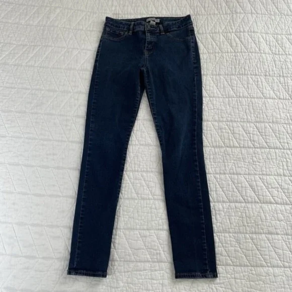 Refuge Girls Skinny Jeans Size 6 Blue Dark Wash Stretch Denim Slim Fit 26