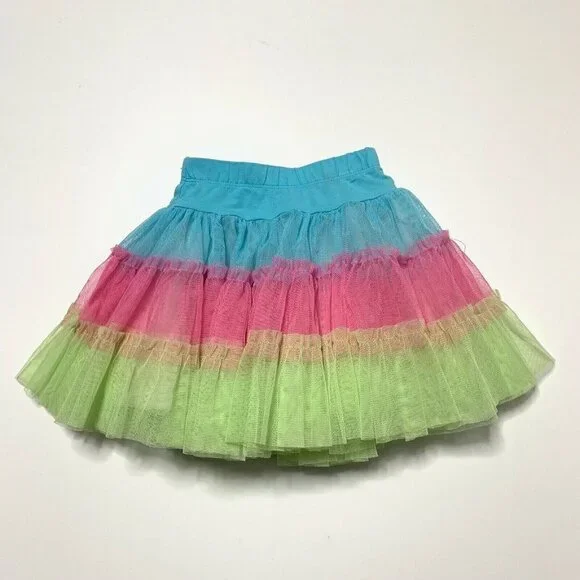 JONA MICHELLE Skirt Girls 2T Tutu Ombre‎ Blue Pink
