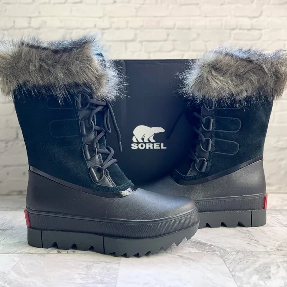 NEW SOREL Joan of Arctic Next Faux Fur Waterproof Snow Boots