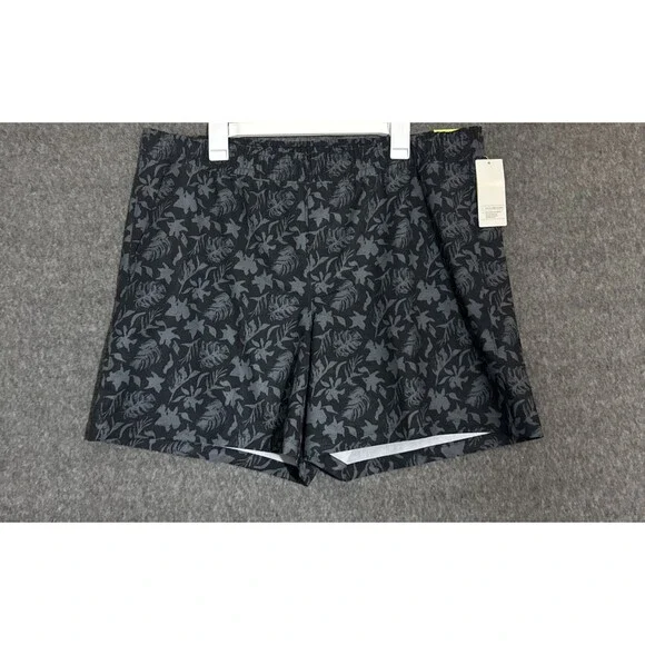 All In Motion Men's Shorts Hybrid Unlined Swimwear Trunks Black 6