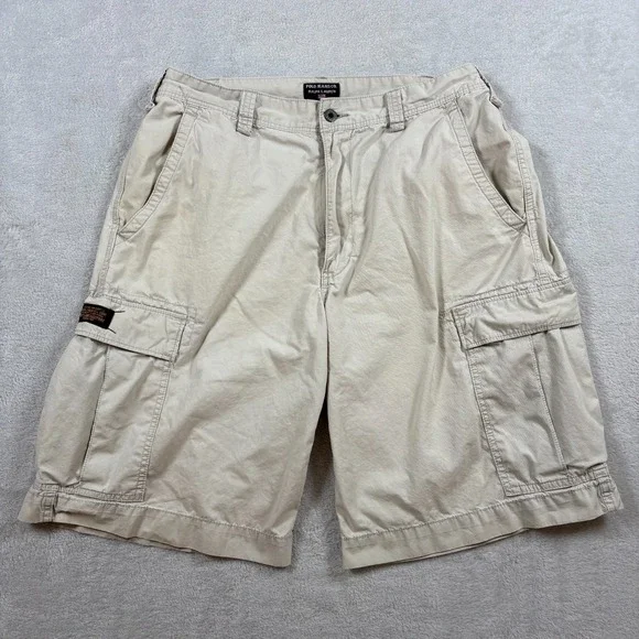Vintage Y2K Polo‎ Jeans Co Ralph Lauren Military Surplus Cargo Short 36 Baggy