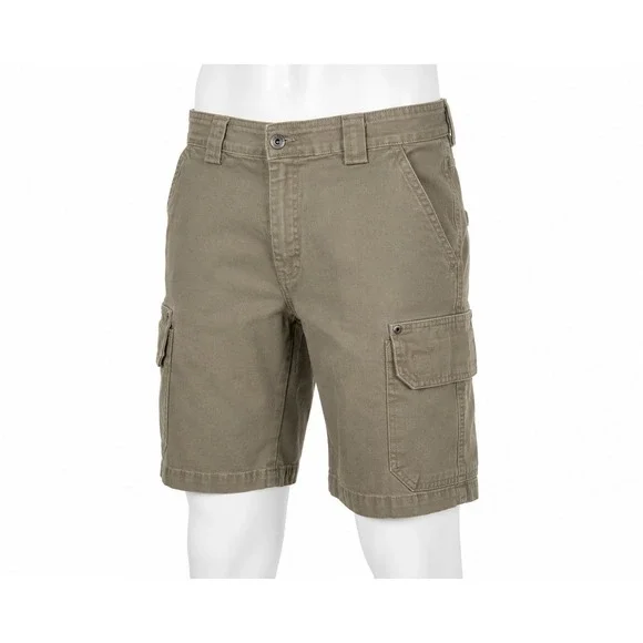 Duluth Cargo Shorts Mens 40 Flex Fire Hose Khaki Relaxed Fit Work Hidden Pockets