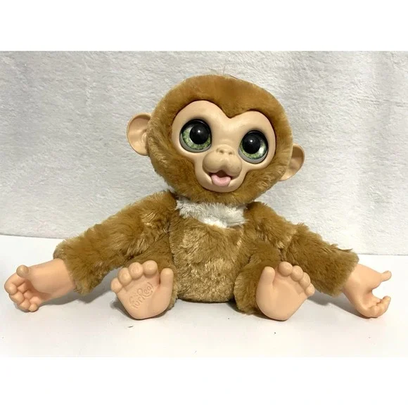 Hasbro FurReal Interactive Plush Fur Real Pet Monkey Toy 2017 Works
