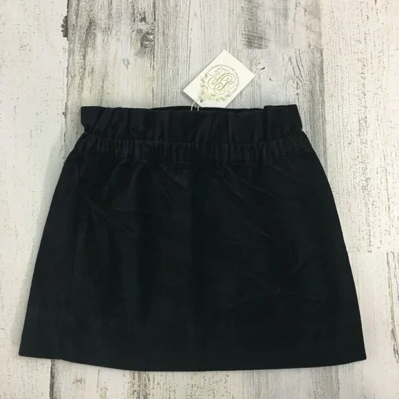 The Beaufort Bonnet Company Beasley Bag Skirt Newport Night Black Velveteen 5