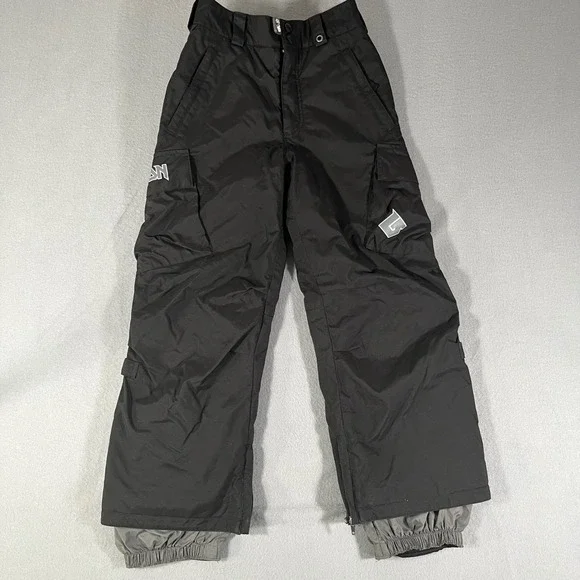 Burton Boys Cargo youth Snowboard Ski Pants Black Size S‎ Waterproof Insulated