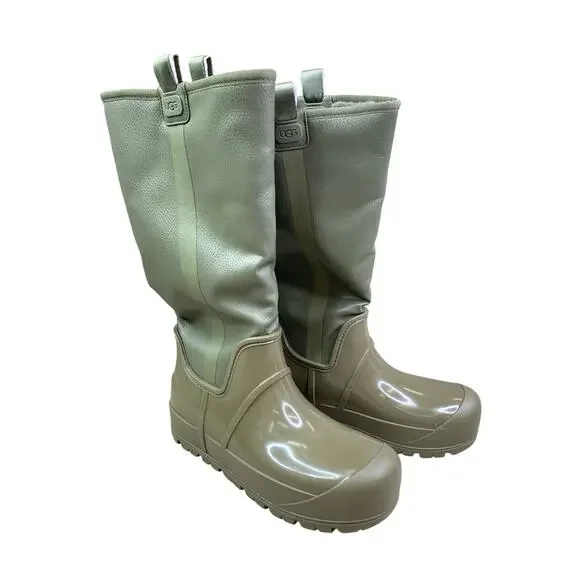 NWOB Ugg Women's Raincloud Tall Boots, Burnt Olive, EU 42, 11, 200$
