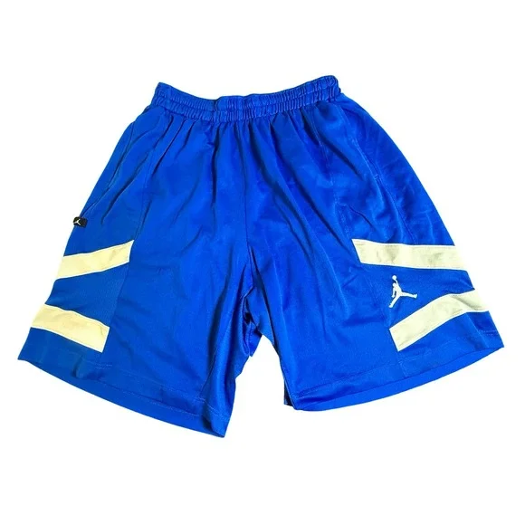 Jordan Mens Dri-FIT Basketball Shorts XL Royal Blue White Jumpman 483337-474