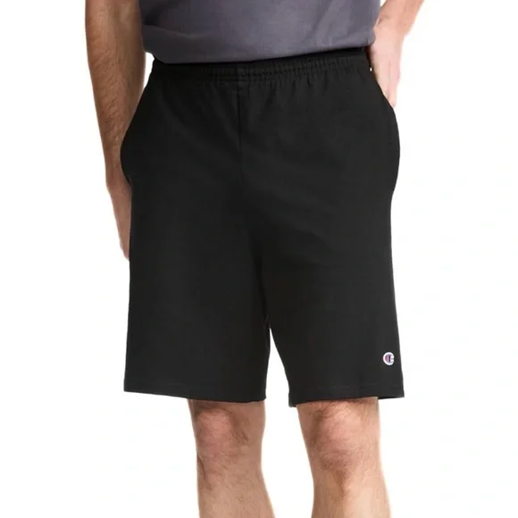 Champion Men’s Cotton Shorts 3XL Big 9” Inseam Navy Athletic Shorts Pockets NWT