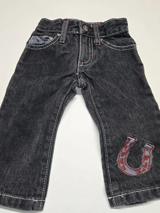 Baby Wrangler Pants Black size 6 to 9 Months Western