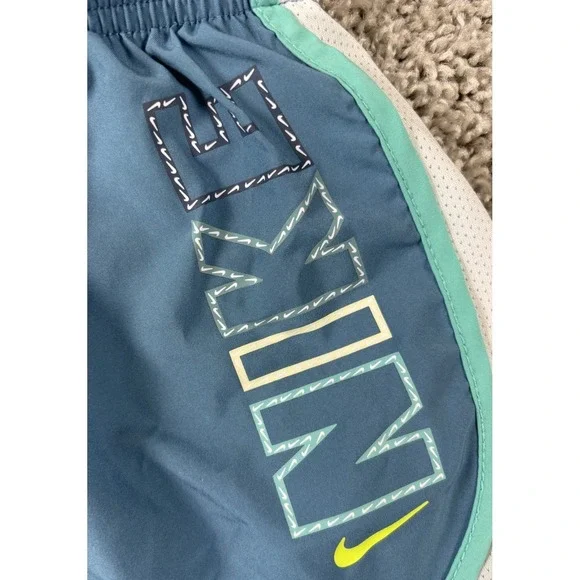 Nike Girls Dri Fit Lined Running Athletic Shorts Medium