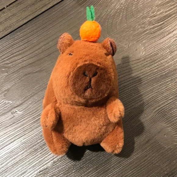 Brown Plush Capybara Toy