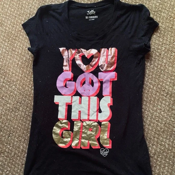Justice girls shirts 10/12