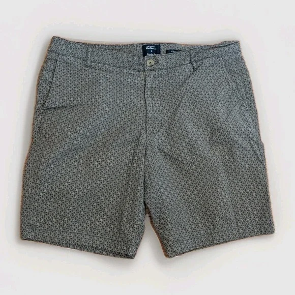 Y2K Mod Geometric Golfcore Ben Sherman Stretch Fit Shorts 36W Preppy Dadcore