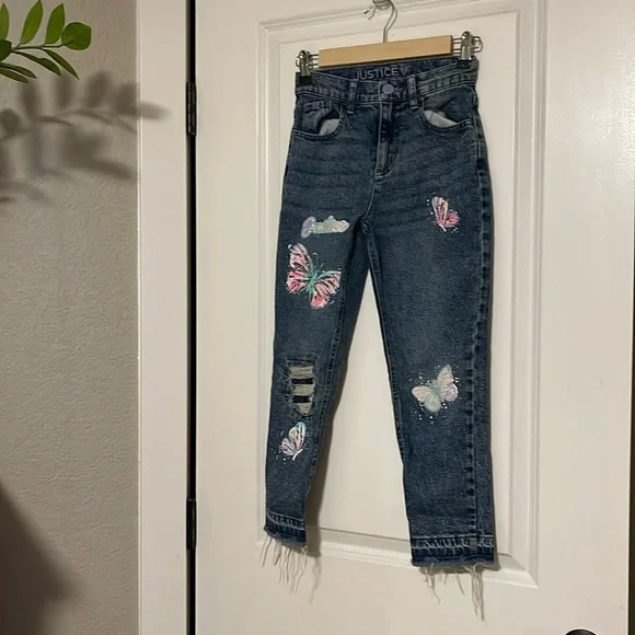 Girls Justice distressed jeans