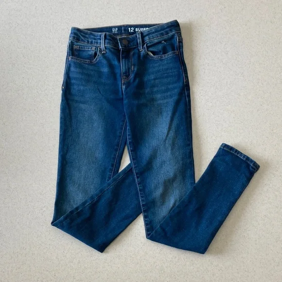 GAP Denim Super Skinny Jeans Girls Size 12