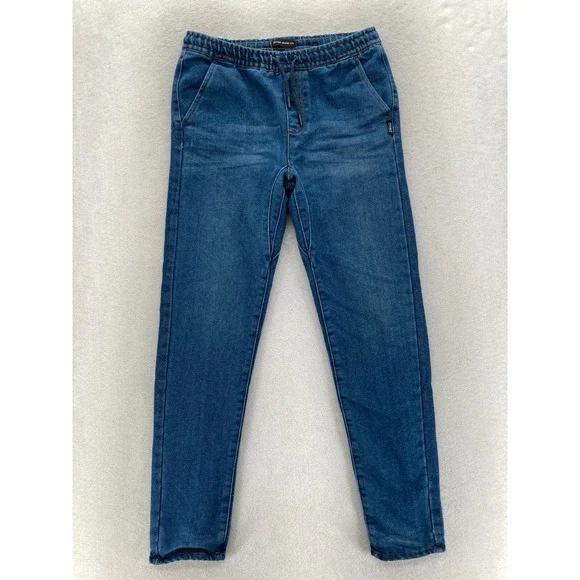 Silver Jeans Nathan Flannel Lined Blanket Lined‎ Boys 16 Skinny Fit Drawstring