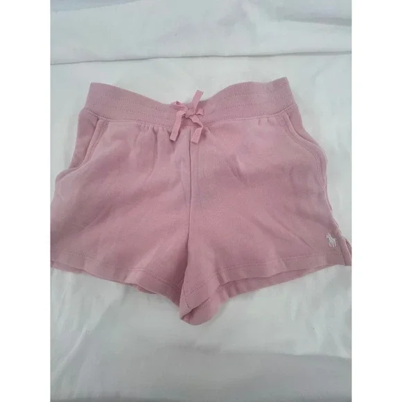 Polo Ralph Lauren Kids‎ Pink Fleece Lounge Shorts Size 12-14 L G