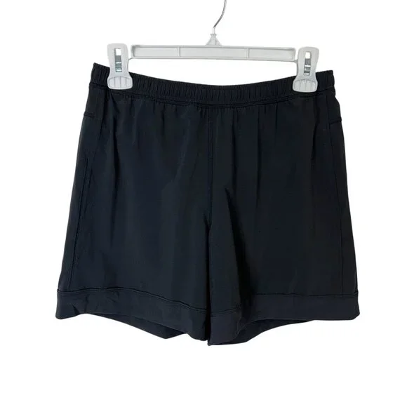 Ivivva Lululemon Lined Shorts Girls Size‎ 14 Black 6”