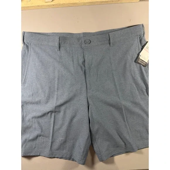 PGA Tour Golf Shorts Mens 40 Navy Blue Performance Stretch Moisture Wicking NWT