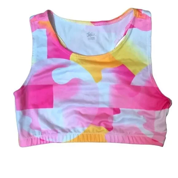 Justice girls multi color tankini top