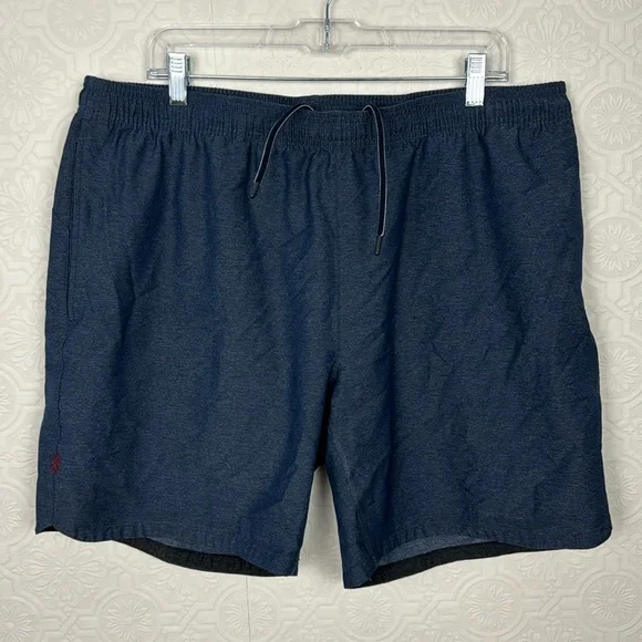 Rhone Shorts 7” Unlined Navy‎ Blue Performance Everyday XXL Stretchy Flexible