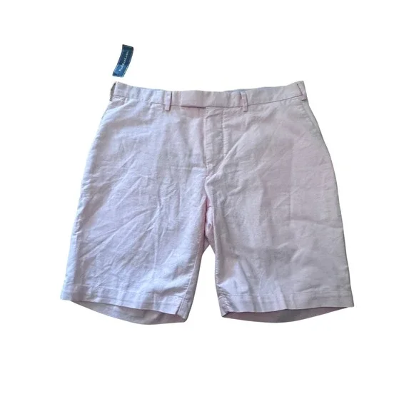 Polo Ralph Lauren Mens Peach Oxford Cotton Chino Shorts Size 38 Flat Front NWT