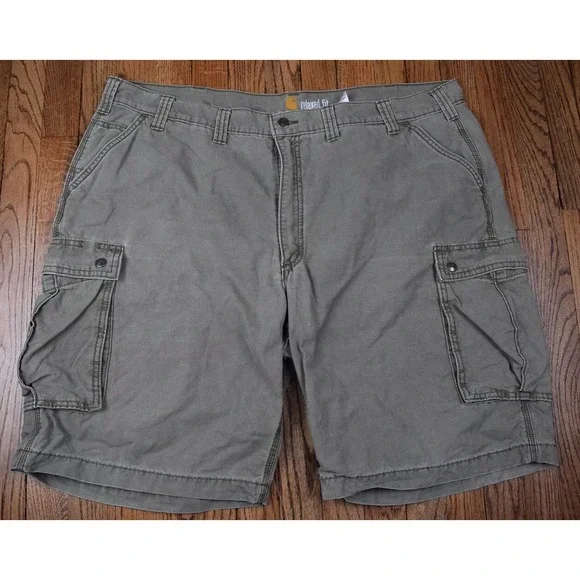 Carhartt‎ Relaxed Fit Men's Carpenter Work Outdoor Shorts Olive Green Size 46