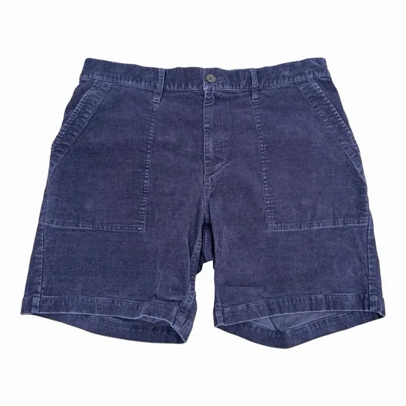 Taylor Stitch Shorts Men's 35 Navy Corduroy Trail Short 8