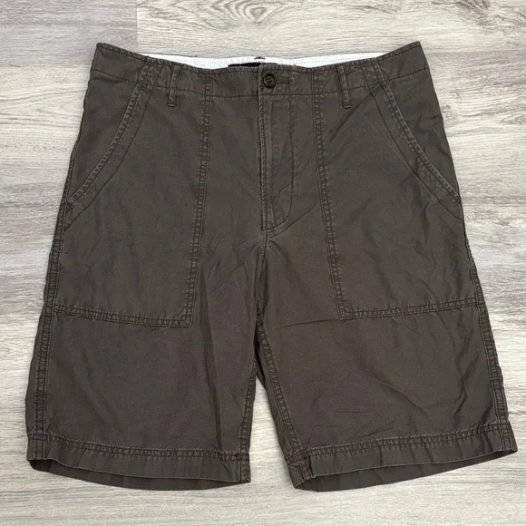 Banana Republic Brown 100% Cotton Men's Casual Shorts Size 32