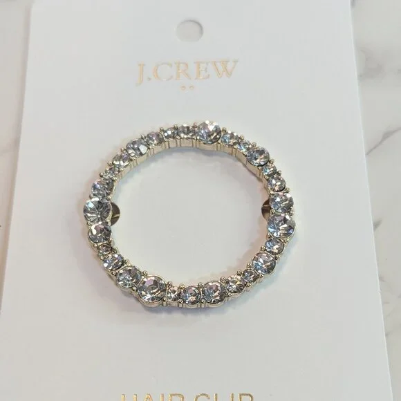 J.Crew Factory Rhinestone Hair Barrette