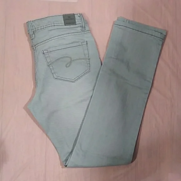 Justice Jeans Girl Gray Jeans Sz 12 S
