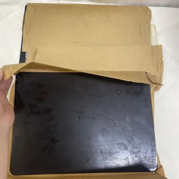 BLANK‎ Tintype Ferrotype Heavy Duty True Vintage Lot Of 2 Approx 14