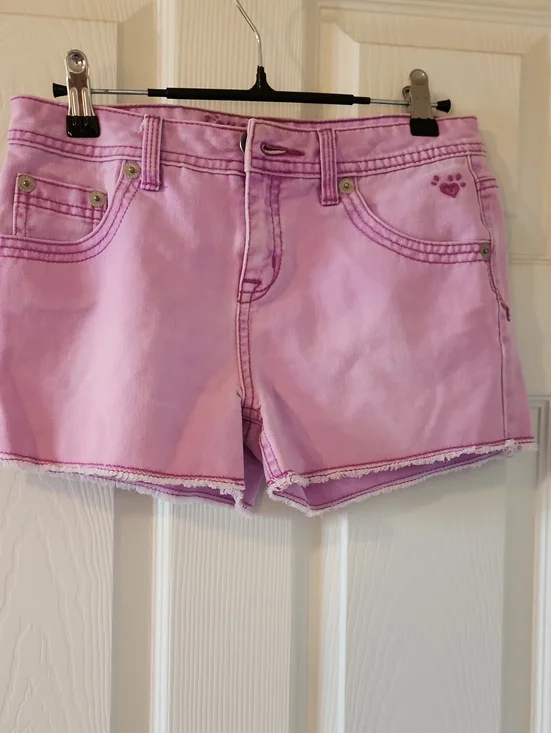 Justice Pink/Purple Jeans - Girls Sz 14R Barbiecore