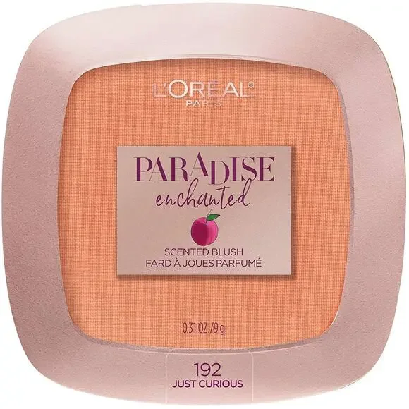 L'oreal Blush 192 Just Curious Paris Paradise Enchanted Fruit Scented Shade New