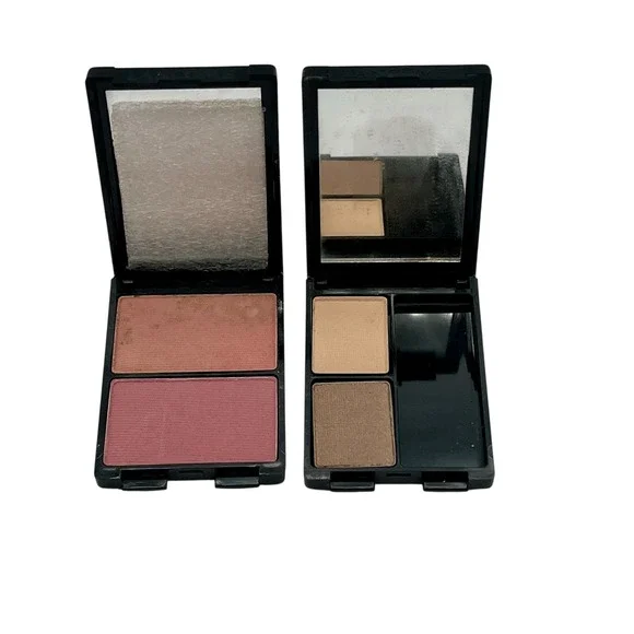 Lancome Full Face‎ Makeup Set. 2 Color Blush Set-2 Color Eye Shadow Travel Size