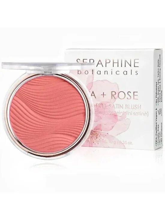 Seraphine Fresh Apricot Tea + Rose - Streak-Free Satin Blush